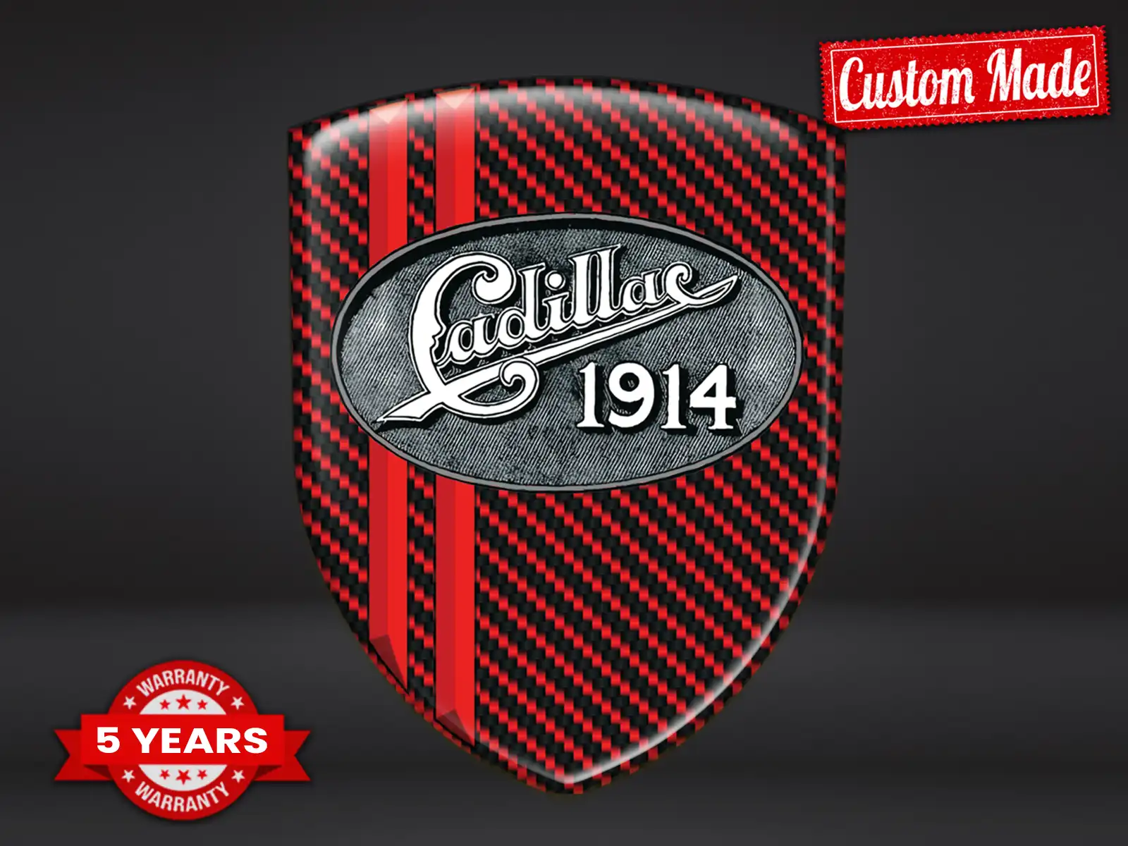 Cadillac Buchstabenaufkleber Auto Universal Hochwertig Robust